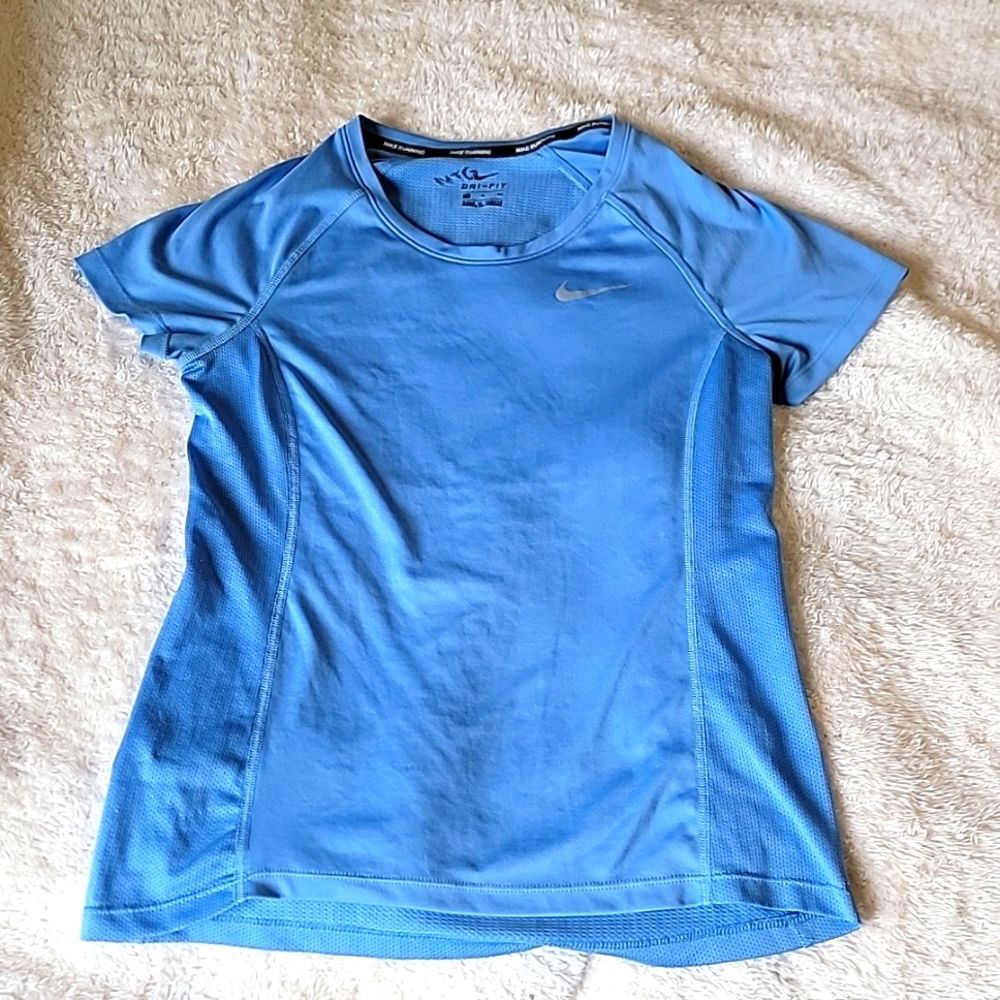 Nike DRI-FIT running shirt‎ size S blue